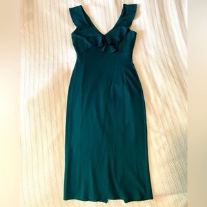 Emerald green Paperdoll dress